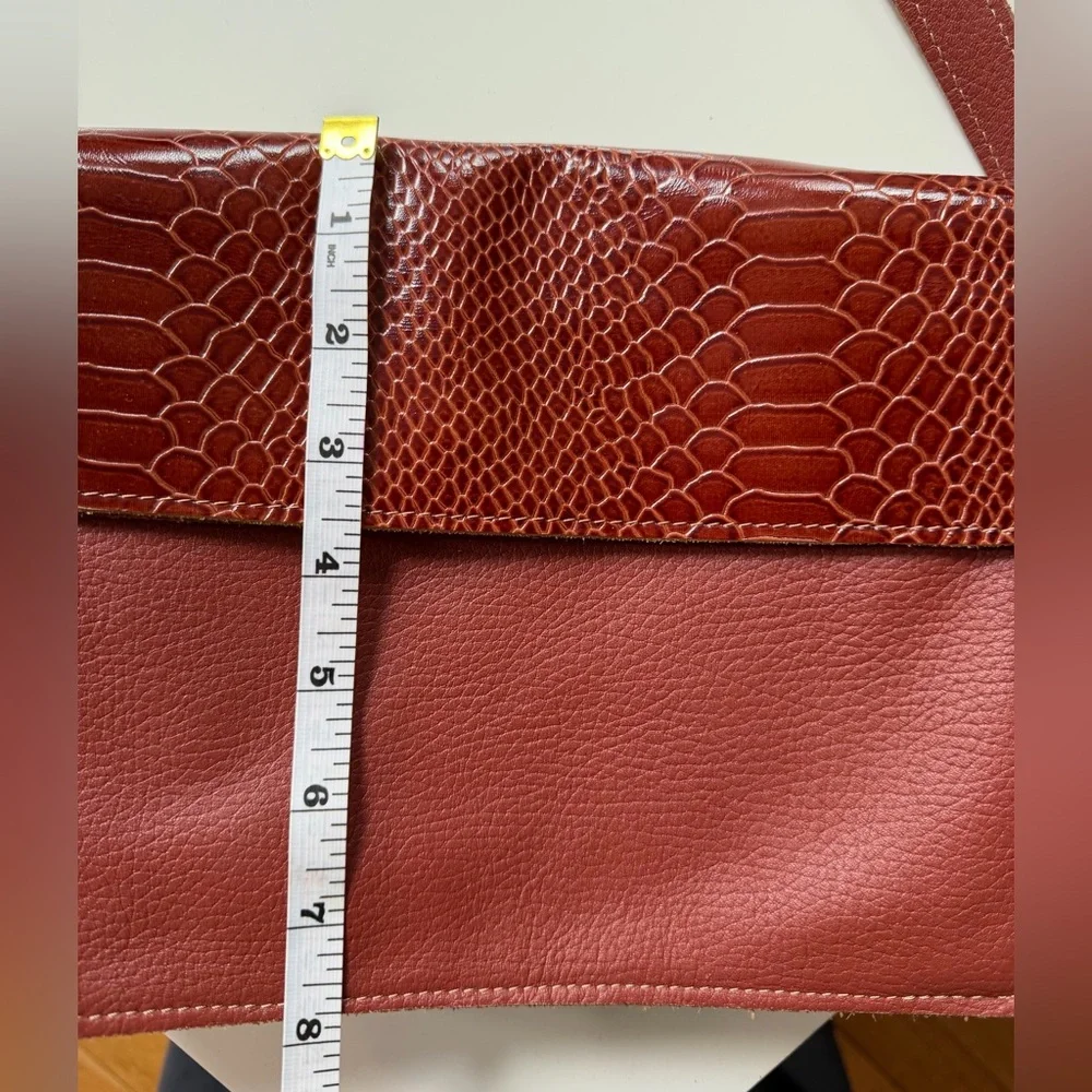 Red Leather Shoulder Bag